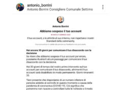 Settimo, il consigliere Antonio Borrini “censurato da facebook” antonio borrini censura facebook