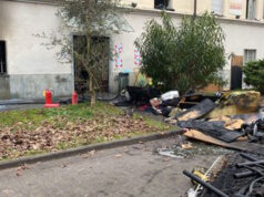 Incendio in viale Thovez, evacuato centro accoglienza in collina incendio viale thovez torino