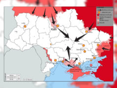 Guerra, la mappa dell’avanzata della Russia in Ucraina mappa guerra russia ucraina