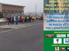 Partita la “marcia” da Chivasso a Torino contro le restrizioni e Green Pass marcia liberta chivasso torino green pass