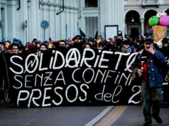 Corteo anarchico a Torino, denunciati tre squatter