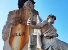 Murazzi, la statua (vandalizzata) di Garibaldi sul Po statua garibaldi torino vandalizzata