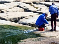 Schiuma bianca sulle rive del Sangone. Indagini in corso per inquinamento sangone inquinato
