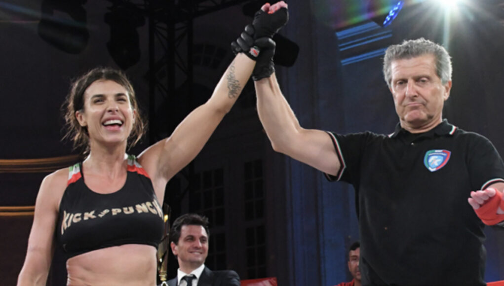 Kickboxing Elisabetta Canalis Reggia di Venaria 