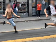 11 fermi e 2 decreti di espulsione in un anno per il giovane col macete aurora macete