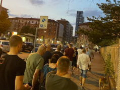 Piazza Bengasi, Torino Tricolore in piazza contro lo spaccio piazza bengasi spaccio degrado torino tricolore