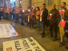 Davanti al consiglio regionale per i bambini: “mai più Bibbiano” mai piu bibbiano a torino