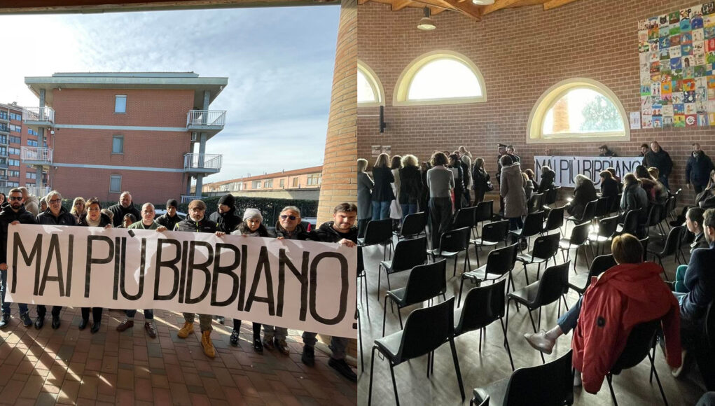 moncalieri convegno affidi bibbiano protesta