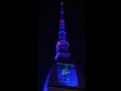 Atp Finals Torino 2023, l’omaggio a Djokovic sulla Mole