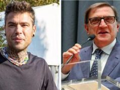 Fedez se ne va quando parla Romano La Russa che commenta: “Omuncolo”