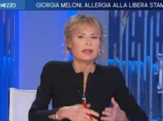 Lilli Gruber a Otto e mezzo: “Mai attaccata la famiglia di Giorgia Meloni”