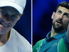 Sinner, un premio ai coach fa arrabbiare Djokovic