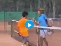 Sinner vince e pulisce il campo, il video del baby Jannik