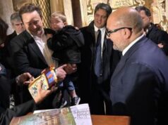 Elon Musk a sorpresa col figlio alla Galleria Borghese accolto da Sangiuliano – Foto