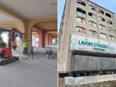 Palazzo Mangeruca, domenica la demolizione dell’ecomostro: 40mila metri cubi in polvere in due secondi – Foto