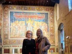 Patti Smith in visita al Museo Civico di Siena