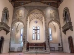 Prato, alla luce affreschi del ‘600 nella chiesa di San Francesco durante i restauri