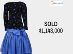 Ricami con stelle e gonna tutù, abito di Diana venduto all’asta a oltre un milione di dollari