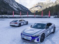 A Cortina Audi RS e-tron GT ice race edition