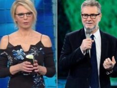 De Filippi-Fazio insieme su Canale 5 per lo speciale dedicato a Maurizio Costanzo