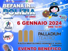 Epifania: la ‘Befana In… Polizia’ quest’anno arriva in moto al Teatro Palladium di Roma