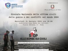 Giornata nazionale vittime civili guerre, palazzi si tingono di blu per dire ‘stop’