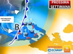 Maltempo sull’Italia, arriva doppia perturbazione: previsioni meteo prossima settimana