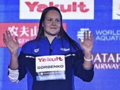 Israele, fischi per Gorbenko ai Mondiali di nuoto a Doha – Video