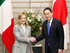 Italia-Giappone, Meloni: “Nostra presenza più significativa con navi e F35”