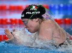 Mondiali nuoto, Pilato bronzo nei 50 rana donne