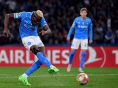 Napoli-Barcellona 1-1, gol di Lewandowski e Osimhen in andata ottavi Champions