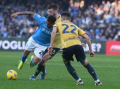 Napoli-Genoa 1-1, gol di Frendrup e Ngonge