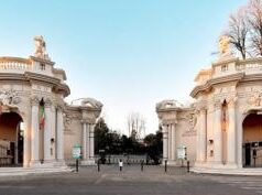 Roma, restaurato portale monumentale del Bioparco