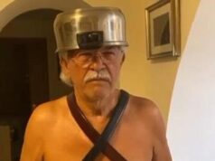 Russell Crowe a Sanremo, l’omaggio del gladiatore Razzi – Video