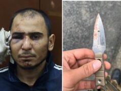 Attacco Mosca, all’asta il coltello usato per tagliare l’orecchioa presunto attentatore