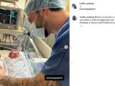 Doppio fiocco rosa per Veronica Peparini e Andreas Muller, nate le gemelle Penelope e Ginevra