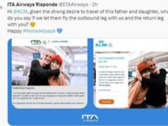 Festa del papĂ , Ita-Klm usano le stesse foto: l’Italia ci scherza ma l’Olanda no