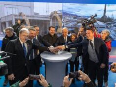 Parte cantiere tunnel subportuale di Genova, primo tunnel sottomarino in Italia