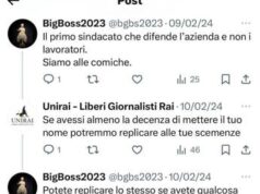 Rai, insulti via social al segretario UniRai: “Non ci faremo intimidire”