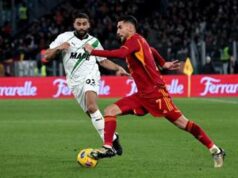 Roma-Sassuolo 1-0, ai giallorossi basta un gol di Pellegrini