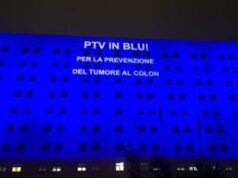 Tumore colon retto, Policlinico Tor Vergata si illumina di blu per la prevenzione