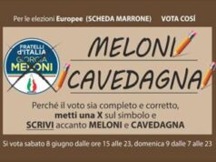 Europee, a Cesenatico sicuri della candidatura di Meloni: già stampati i volantini
