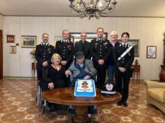 Palermo, i Carabinieri festeggiano i 105 anni del brigadiere