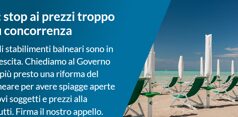 Balneari, petizione Altroconsumo per chiedere al governo riforma e spiagge ‘aperte’