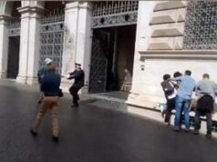 Blitz Ultima generazione a Roma, vernice nera su ministero Giustizia