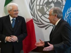 Mattarella a Guterres: “Interrompere spirale violenza”