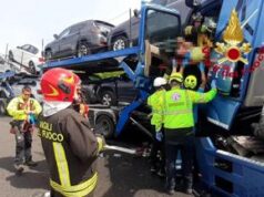 Maxi incidente sull’autostrada A1, due morti in uno scontro tra quattro tir e tre auto