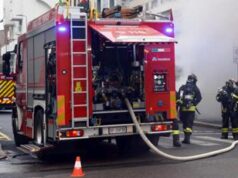 Vicenza, in fiamme capannone di uno stabilimento di imballaggi ad Altavilla Vicentina