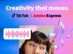 Adobe e TikTok annunciano l’integrazione della Commercial Music Library di TikTok in Adobe Express per i creator