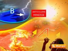 Caldo infernale con Minosse, 44°C in Sardegna e 39°C a Roma: le previsioni meteo